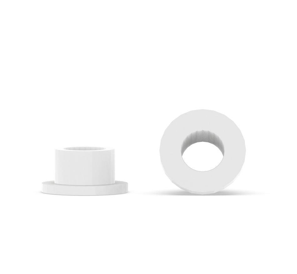 Polypropylene (PP) Custom Manufactured Flanged Bushings
